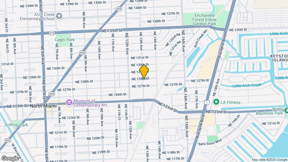 12735-12739 NE 13th Ave Mapa y Detalles de la Ubicación