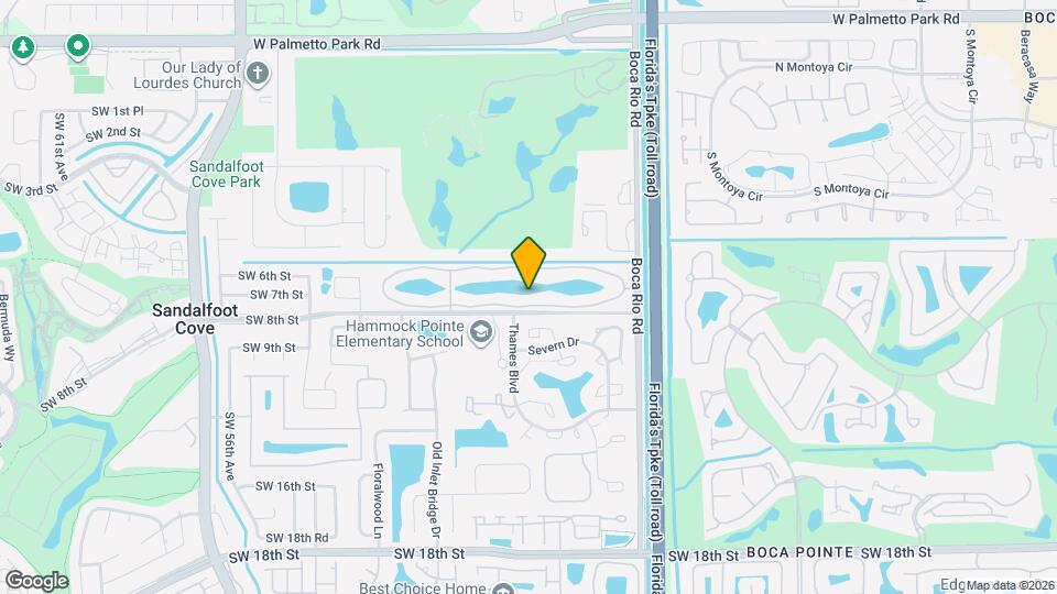 8461 Boca Rio Dr Map and Location Details