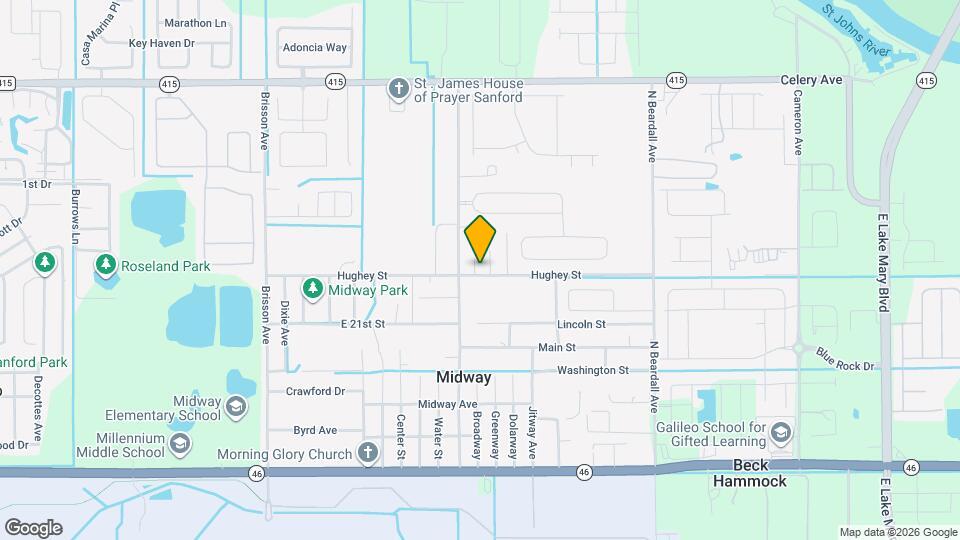 3200 Hughey St Map and Location Details