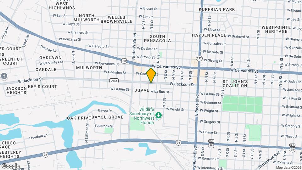 2615 W Jackson St Map and Location Details