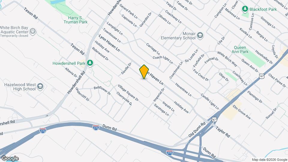 626 Holiday Ave Map and Location Details