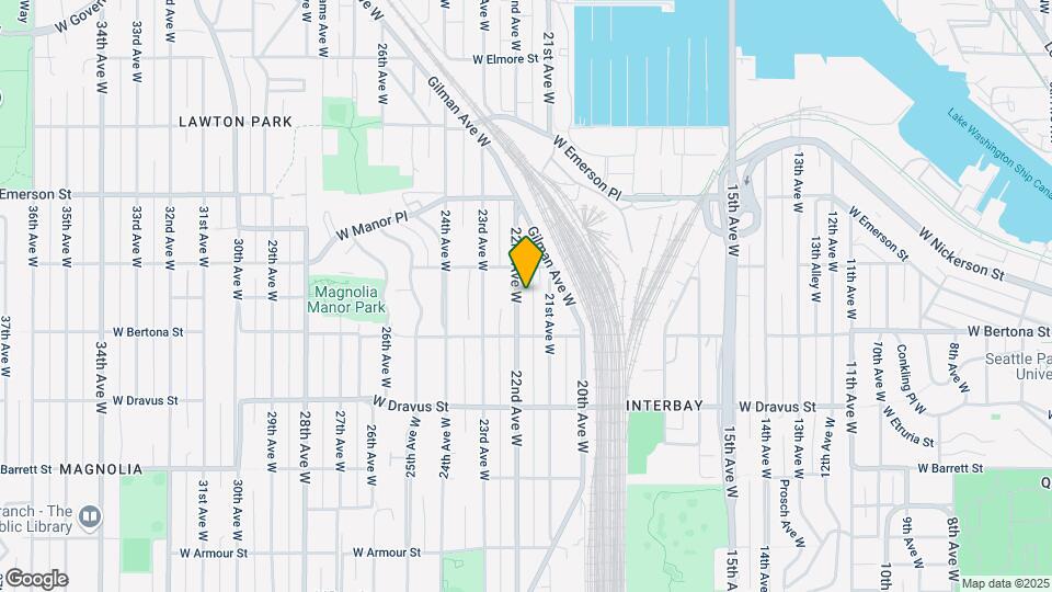 3438 22nd Ave W Map and Location Details