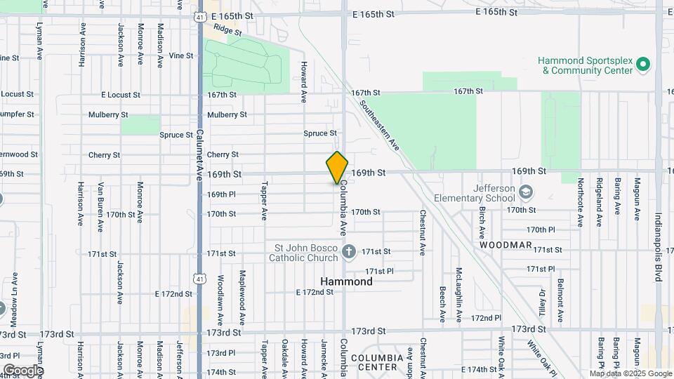 6924 Columbia Ave Map and Location Details