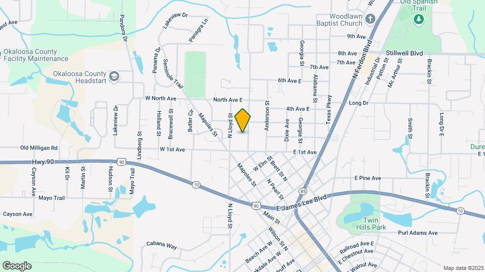 1322 N Pearl St Map and Location Details