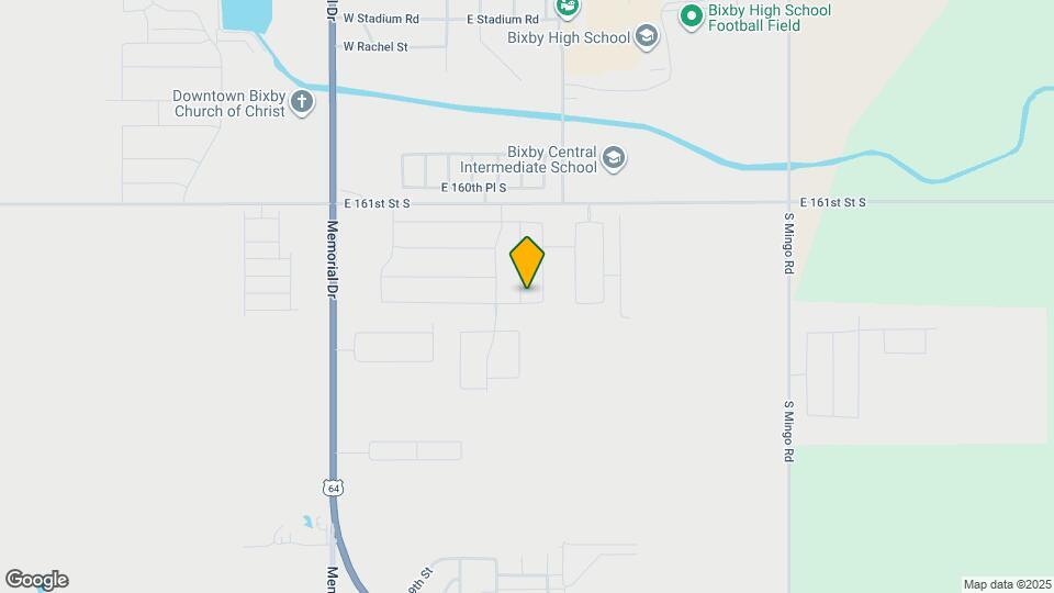 16405 S 87th E Ave Map and Location Details