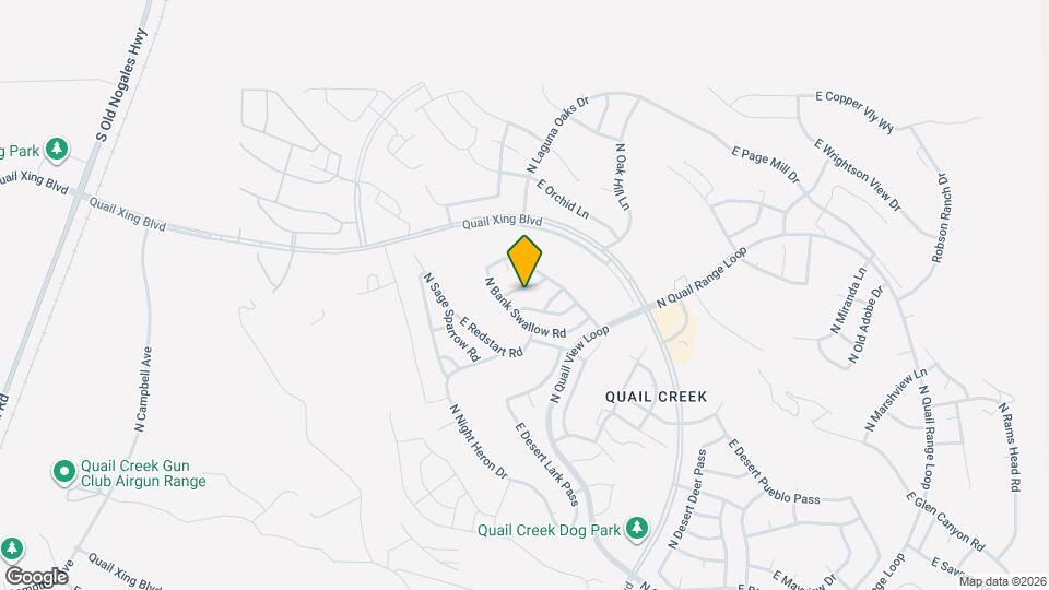 1870 E Purple Martin Ln Map and Location Details