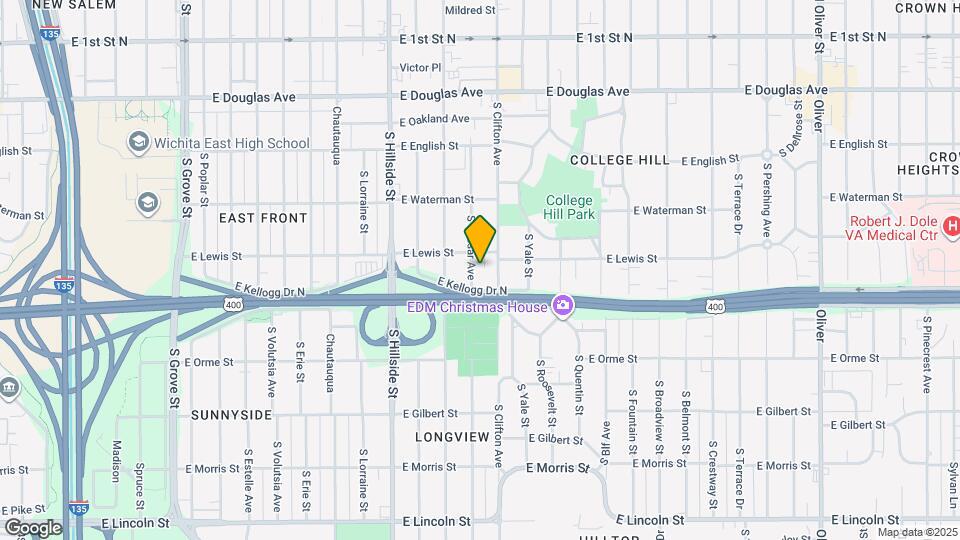 418 S Vassar Ave Map and Location Details