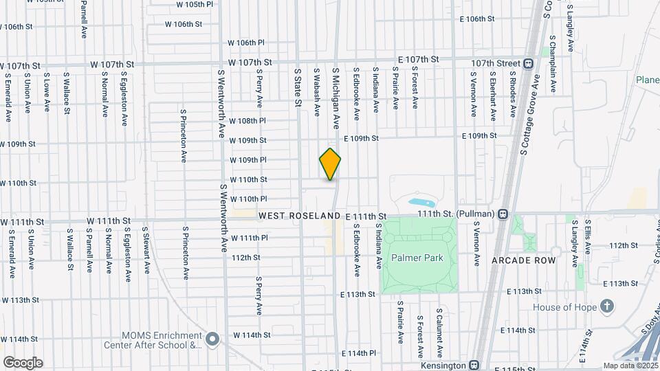 11000 S Michigan Avenue Map and Location Details