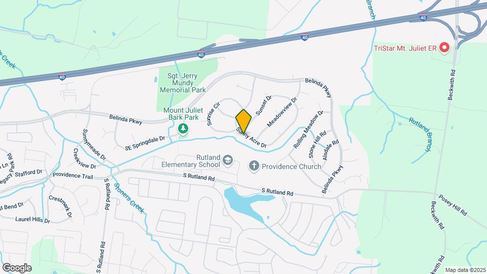 238 Sunny Acre Dr Map and Location Details