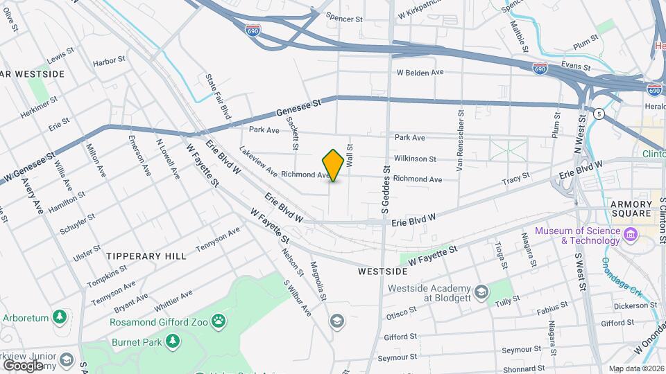 154 Liberty St Map and Location Details