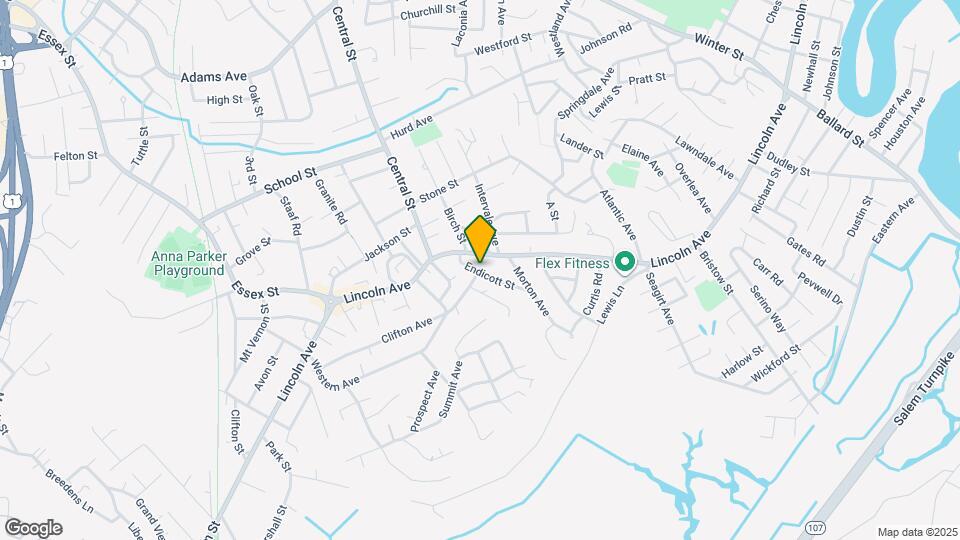 12 Endicott St Map and Location Details