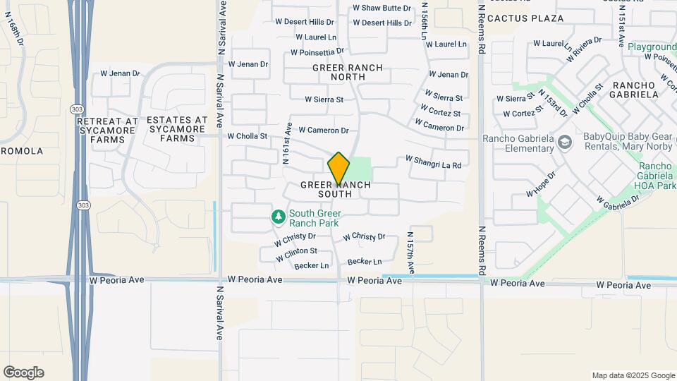 15868 W Desert Mirage Dr Map and Location Details