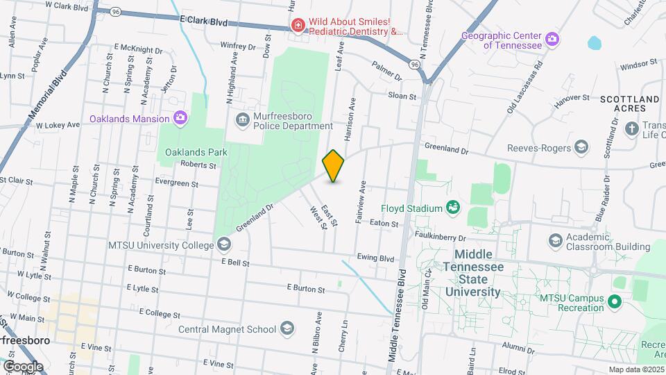 Campus Villa Apartments Map and Location Details