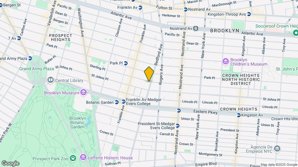 1480 Bedford Ave Map and Location Details