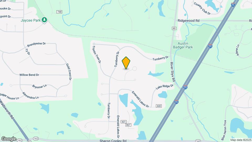 5892 Glen Eagles Dr Map and Location Details