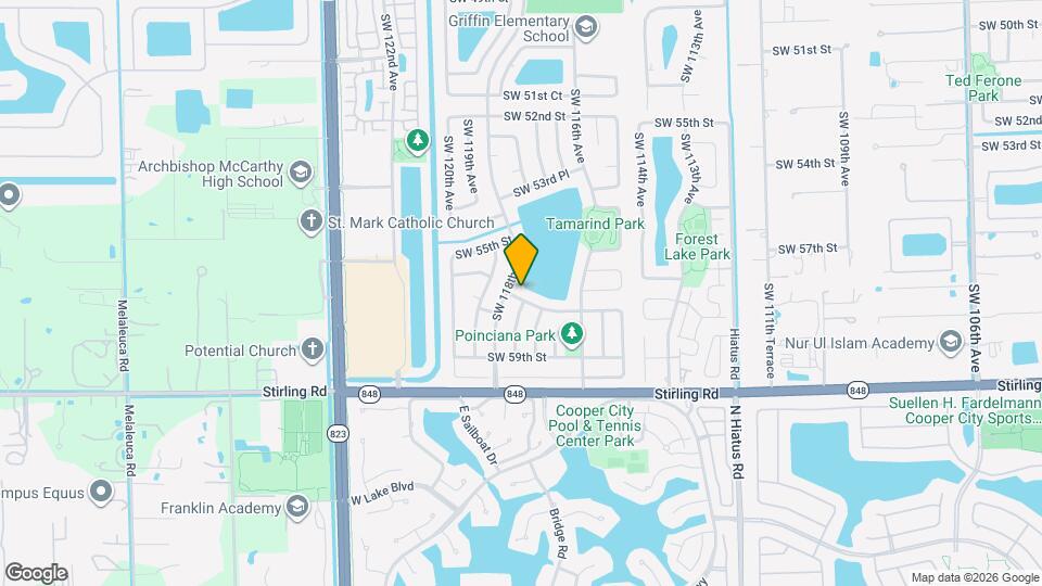 11757 SW 57th St Map and Location Details
