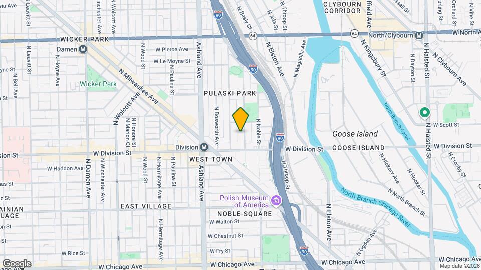 1232 N Cleaver St, Unit 001 Map and Location Details