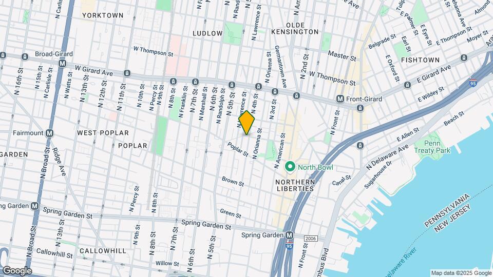 936 N 4th St Map and Location Details