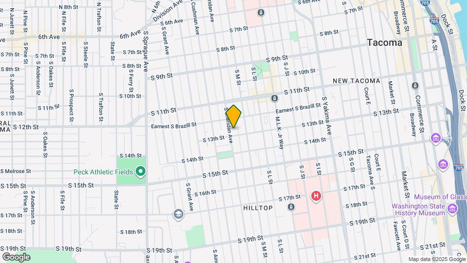 1321 S 13th St Map and Location Details