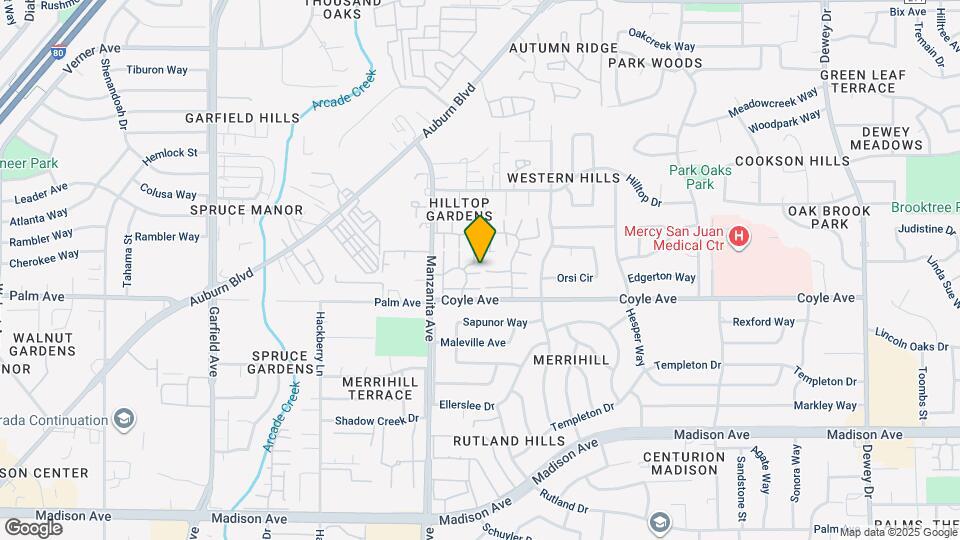 6009 Casa Alegre Map and Location Details