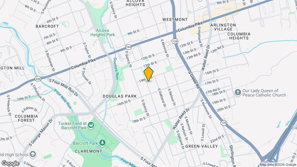 1411 S Pollard St Map and Location Details