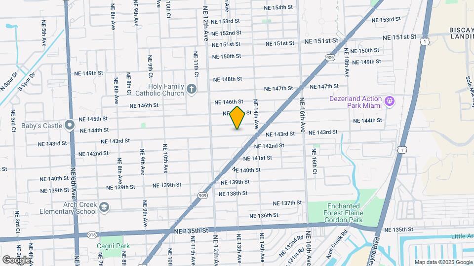 1315 NE 143rd St Map and Location Details