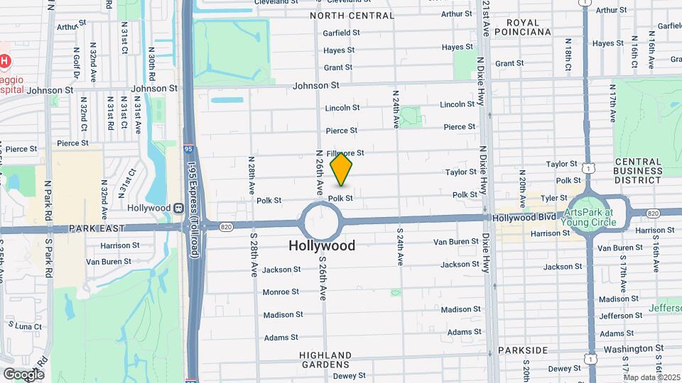 2525 Polk St Map and Location Details