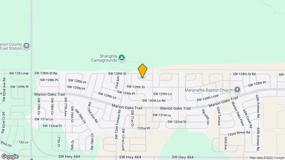 7027 SW 128th Place Rd Map and Location Details