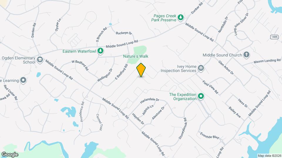 1104 Boone Ln Mapa y Detalles de la Ubicación