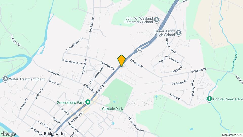 626 N Main St Map and Location Details