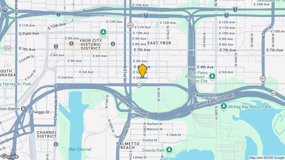 2307 1/2 E 2nd Ave Map and Location Details