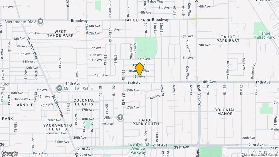 5960 13th Ave Map and Location Details