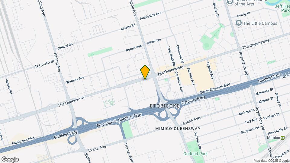 1007 The Queensway Map and Location Details