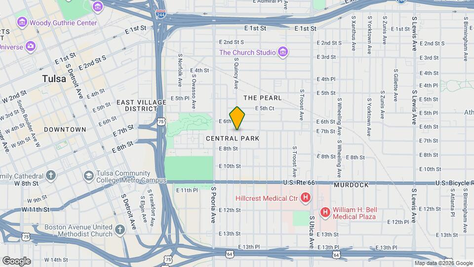 624 S Quincy Ave Map and Location Details