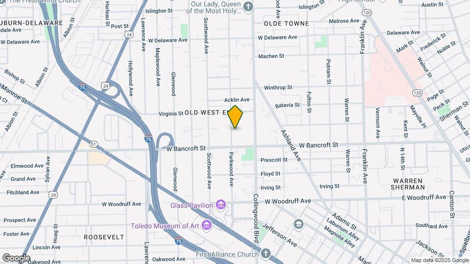 2232 Parkwood Ave Mapa y Detalles de la Ubicación