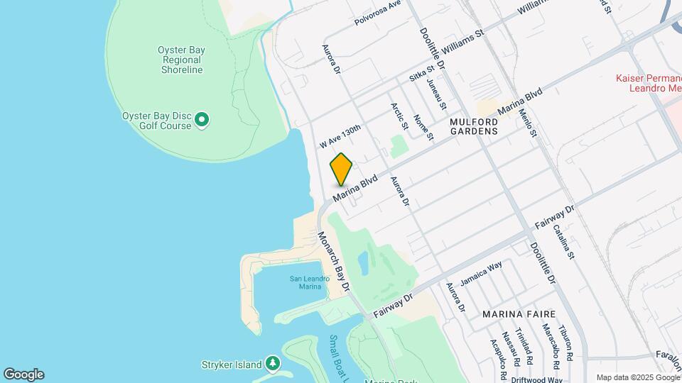 2801 Marina Blvd Mapa y Detalles de la Ubicación