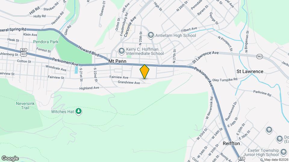 2524 Fairview Ave Map and Location Details