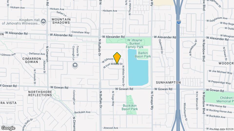 7417 W Fort Wilkins Dr Map and Location Details