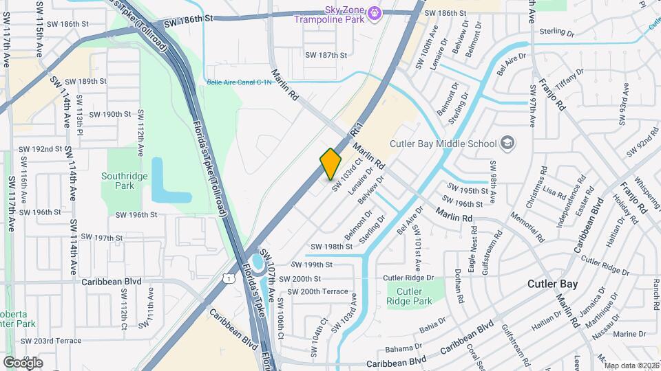 19450 SW 103rd Ct Map and Location Details