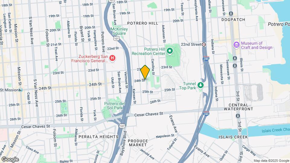 2127-2129 24th St Map and Location Details