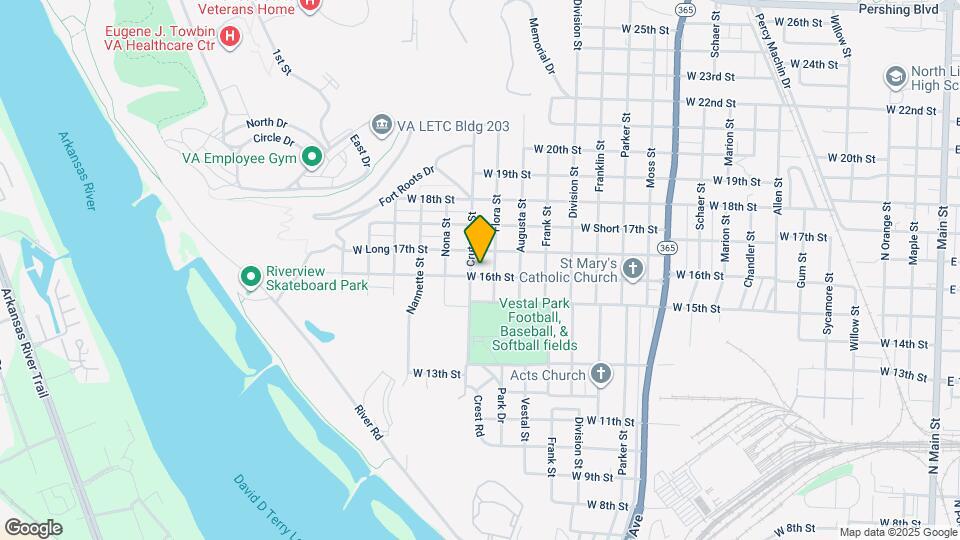 1811 W 16th St Map and Location Details