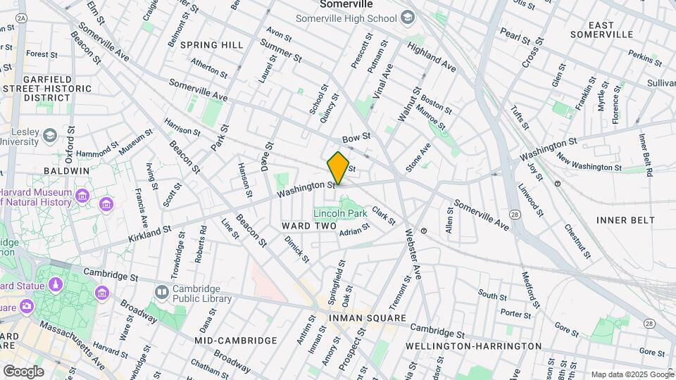 306 Washington St, Unit 1 Map and Location Details