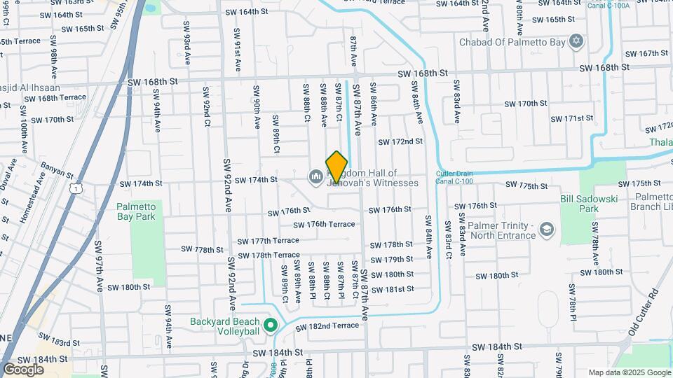 8765 SW 175th St Map and Location Details