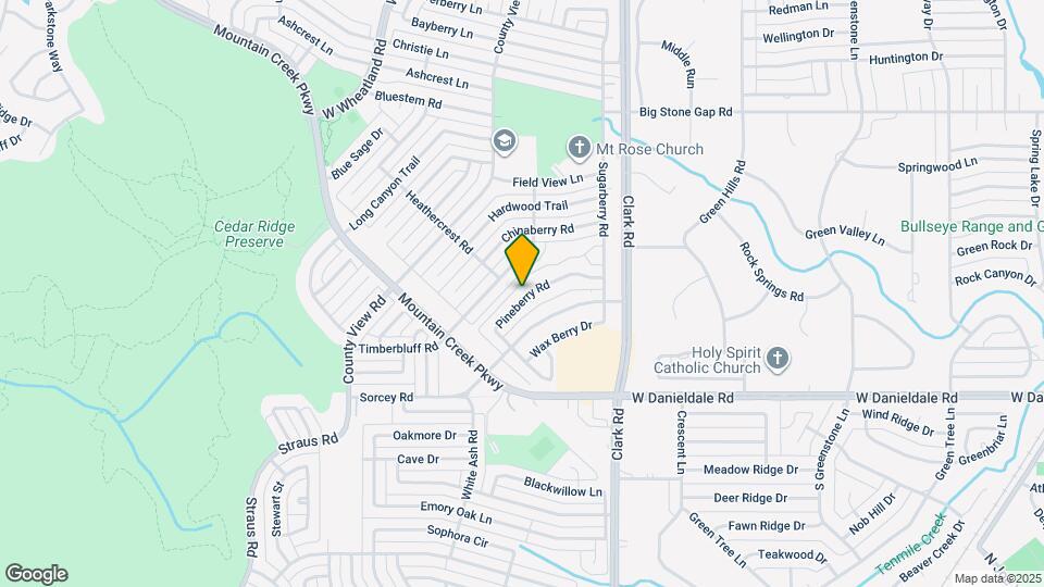 7205 Pineberry Rd Map and Location Details