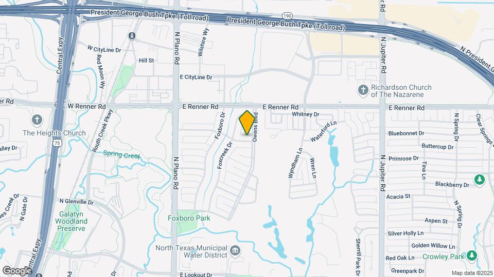 1507 Broadmoor Dr Map and Location Details