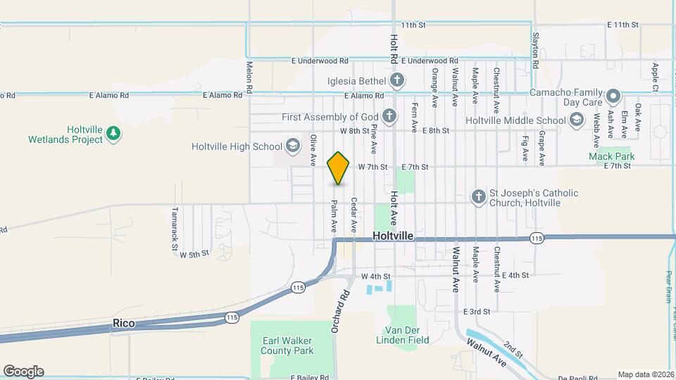 630 Palm Ave Mapa y Detalles de la Ubicación