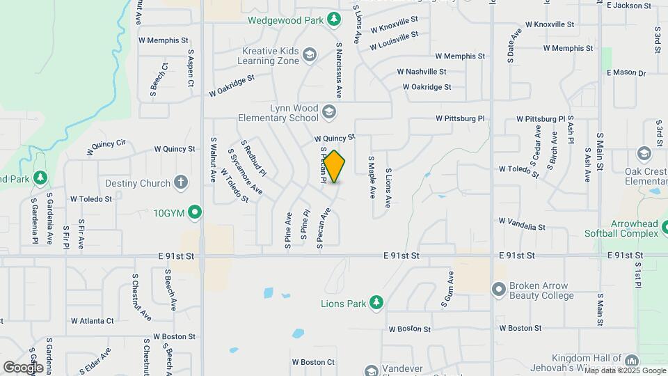 1686 S Pecan Ave Mapa y Detalles de la Ubicación