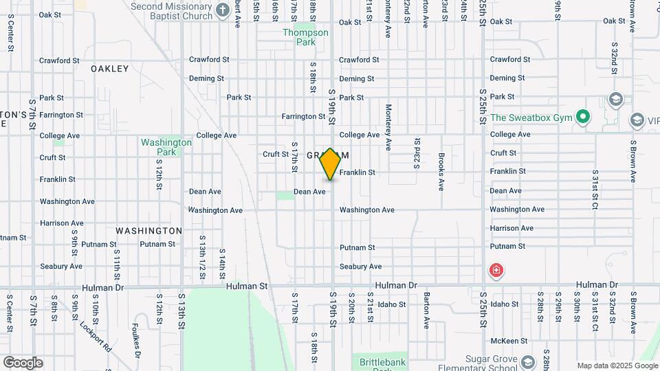 1321 S 19th St Map and Location Details