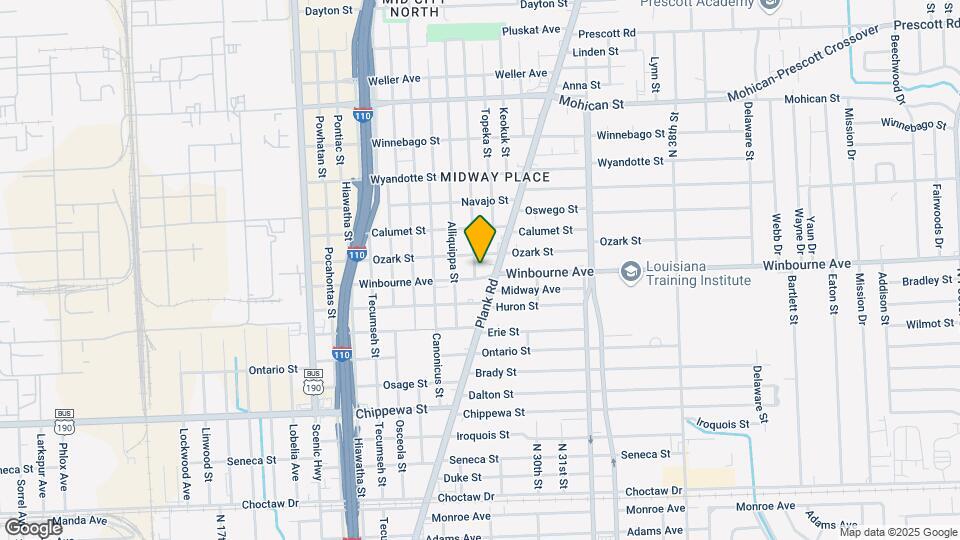 3320 Geronimo St Mapa y Detalles de la Ubicación