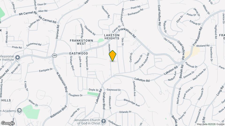 185 Howard St Map and Location Details